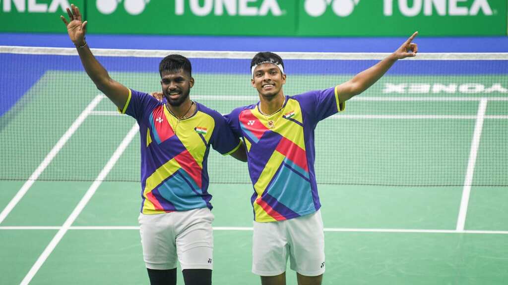 Badminton: Chirag Shetty and Satwiksairaj Rankireddy attain number two spot in BWF rankings