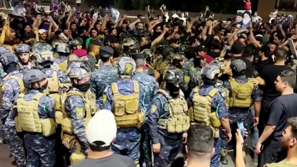 Protesters storm Baghdad's Green Zone over desecration of Quran in Denmark