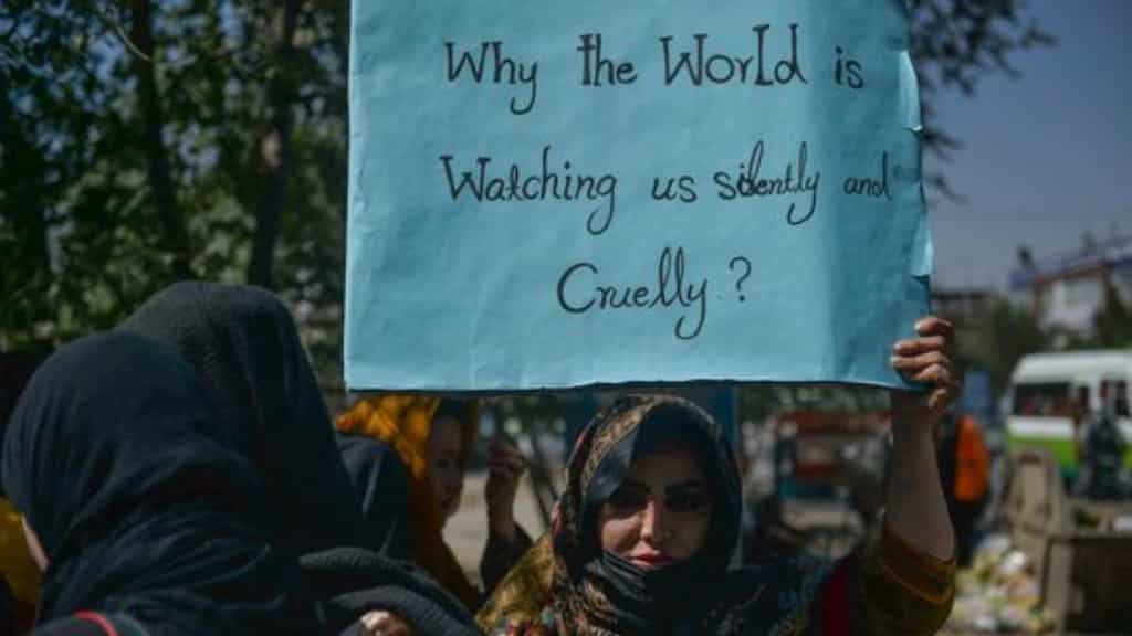 Exclusive: Afghan women react to veiled attempts to legitimise Taliban's rule