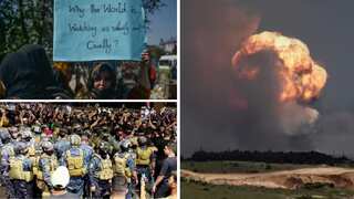 Top 10 world news: Protests in Iraq over Quran burning, Ukraine's alleged drone attack in Crimea, and more