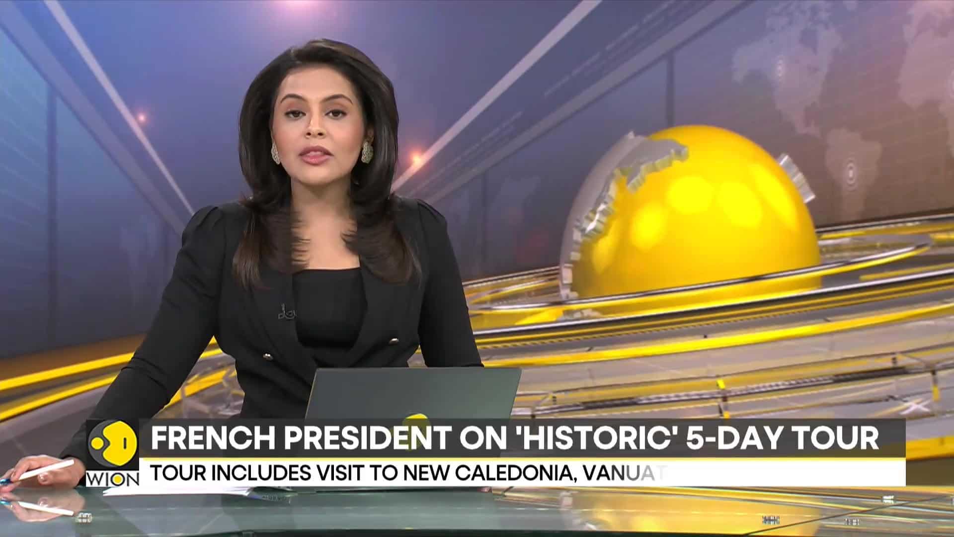 France President Macron on 5day visit to New Caledonia, Papua New