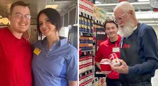 Celebs do gigs: Lana Del Ray spotted serving waffles, David Letterman does grocery store duties