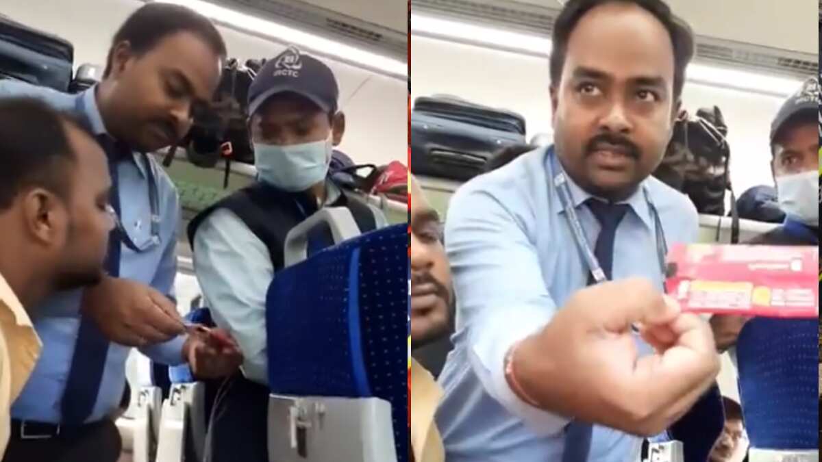 Watch | Passenger argues over halal-certified tea served on Indian Railways train