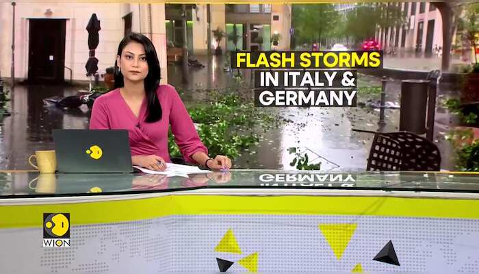 From heatwaves to hailstorms: Italy and Germany is blowing hot and cold