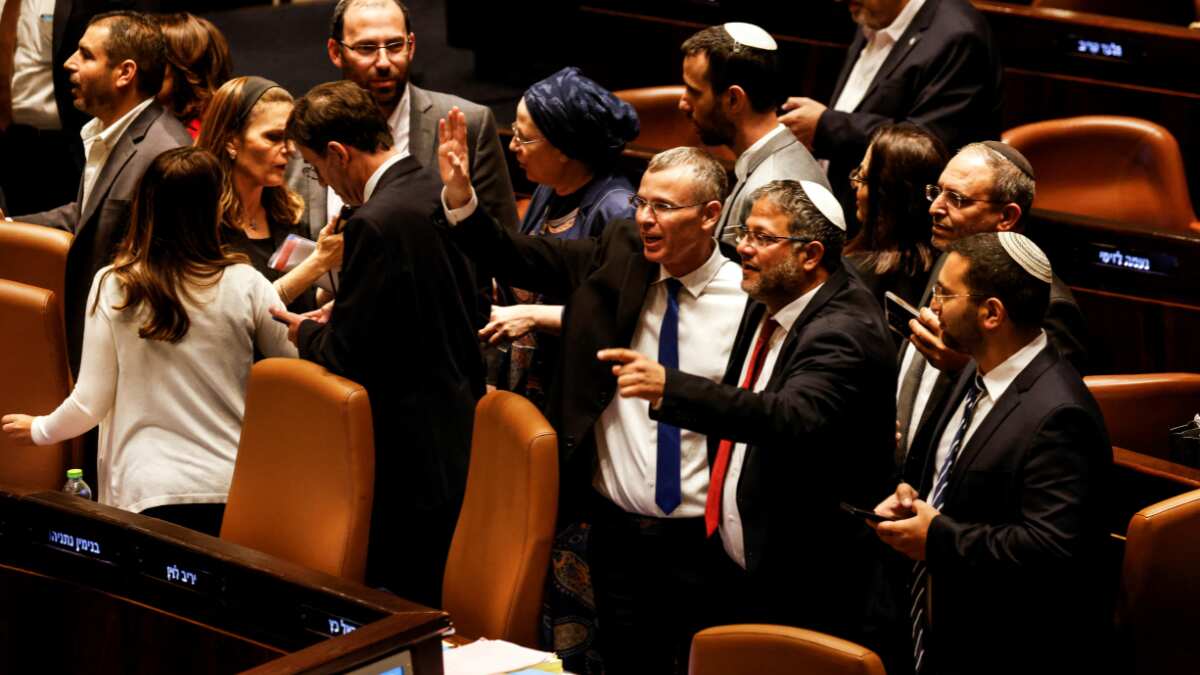 What happened in the parliament?