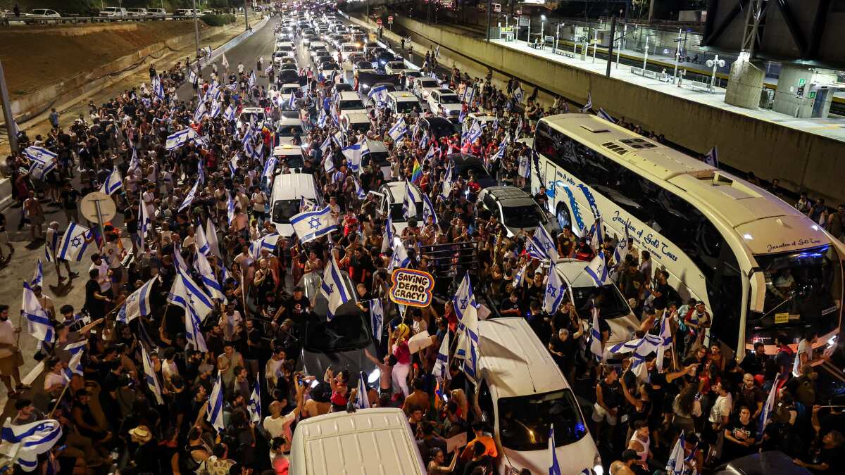 Protests intensify in evening