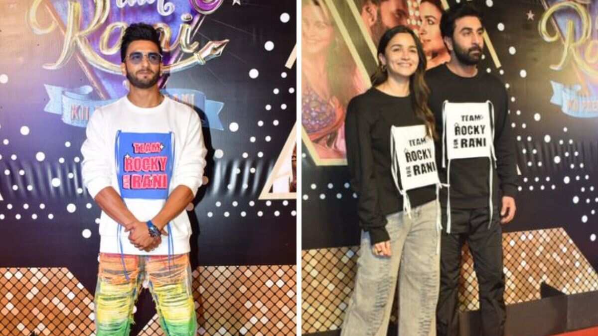Ranbir Kapoor, Katrina Kaif, Vicky Kaushal attend Rocky Aur Rani Kii Prem Kahaani premiere