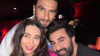 Karisma Kapoor is all heart for Ranveer and Ranbir at RARKPK premiere, Kareena responds