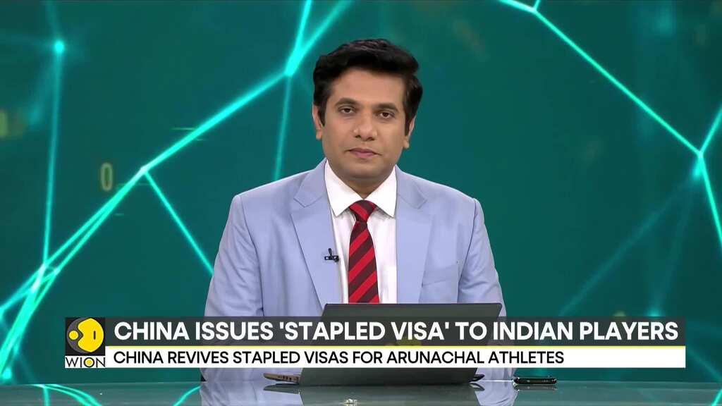 China issues 'stapled visa' to Indian players