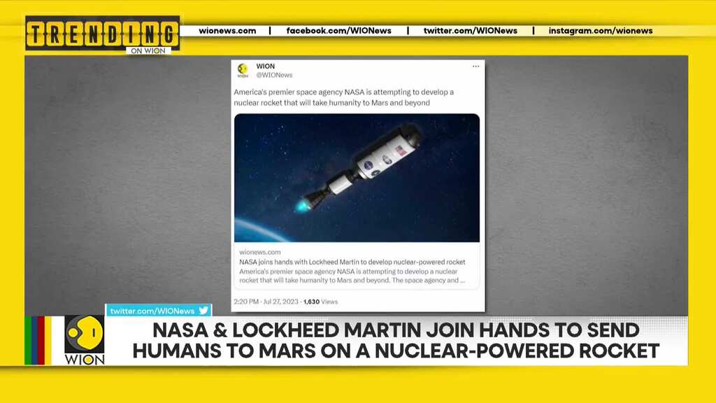 NASA, Lockheed Martin join hands to send humans to Mars on a rocket