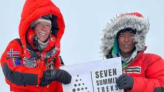 Norwegian woman set record, along with Nepali guide for fastest summit of 14 'super peaks'