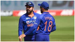 WI vs IND: 'I've answered this a lot of times' - Rohit to reporter when asked about Kohli's lack of big knocks