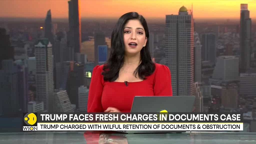 US: Trump charged with wilful retention of documents and obstruction