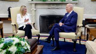 Biden and Italy's Meloni discuss China cooperation in Washington meeting