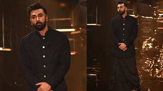 Alia Bhatt has the cutest reaction to Ranbir Kapoor's ramp walk at Kunal Rawal's show | Watch