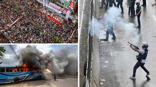 Bangladesh: Police clash with protesters demanding PM Sheikh Hasina's resignation, several injured