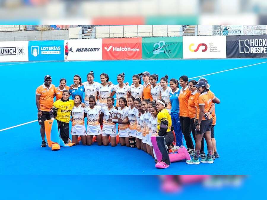 Indian Women's Team beat Spain 3-0 to win 100th Anniversary Spanish Hockey Federation tournament