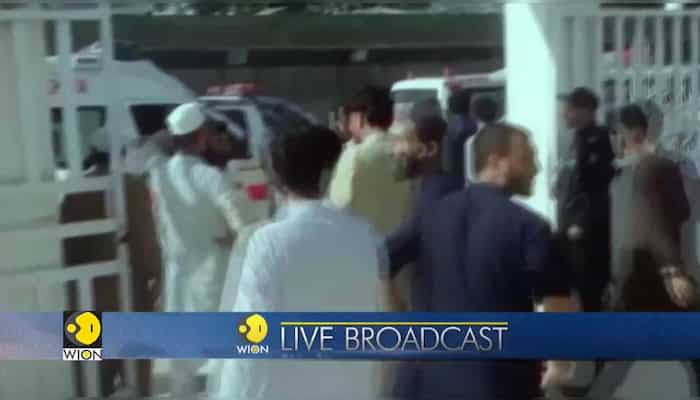 Dozens killed in bomb blast at political rally in northwest Pakistan