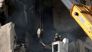 Another Ukrainian drone hits same high-rise office tower in Moscow