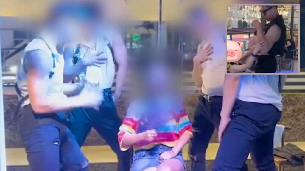 'Racy' Chinese restaurant closed after videos show waiters feeding women 'mouth-to-mouth'