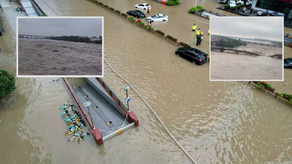 Watch | Floods in China flip cars, submerge Chinese capital's roads Watch | Floods in China flip cars, submerge Chinese capital's roads