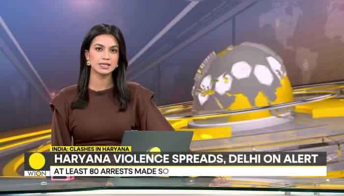 India: Haryana violence spreads, Delhi on alert; Police conducts flag march in Gurugram | WION