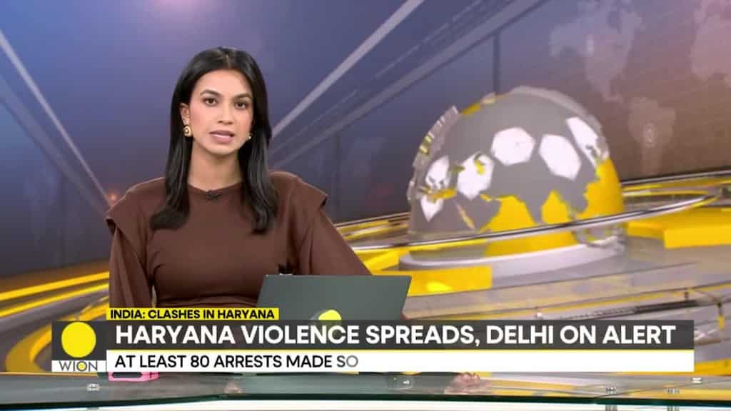 India: Haryana violence spreads, Delhi on alert; Police conducts flag march in Gurugram | WION