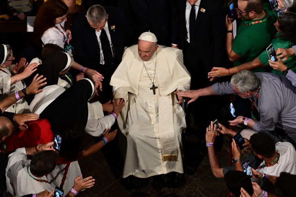 Pope Francis slams clergy sex scandal in Portugal, meets with survivors  