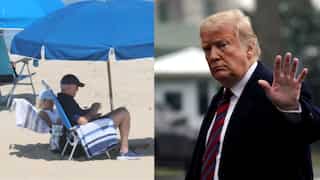 Watch: Biden spotted chilling at Delaware beach as Trump’s legal woes aggravate