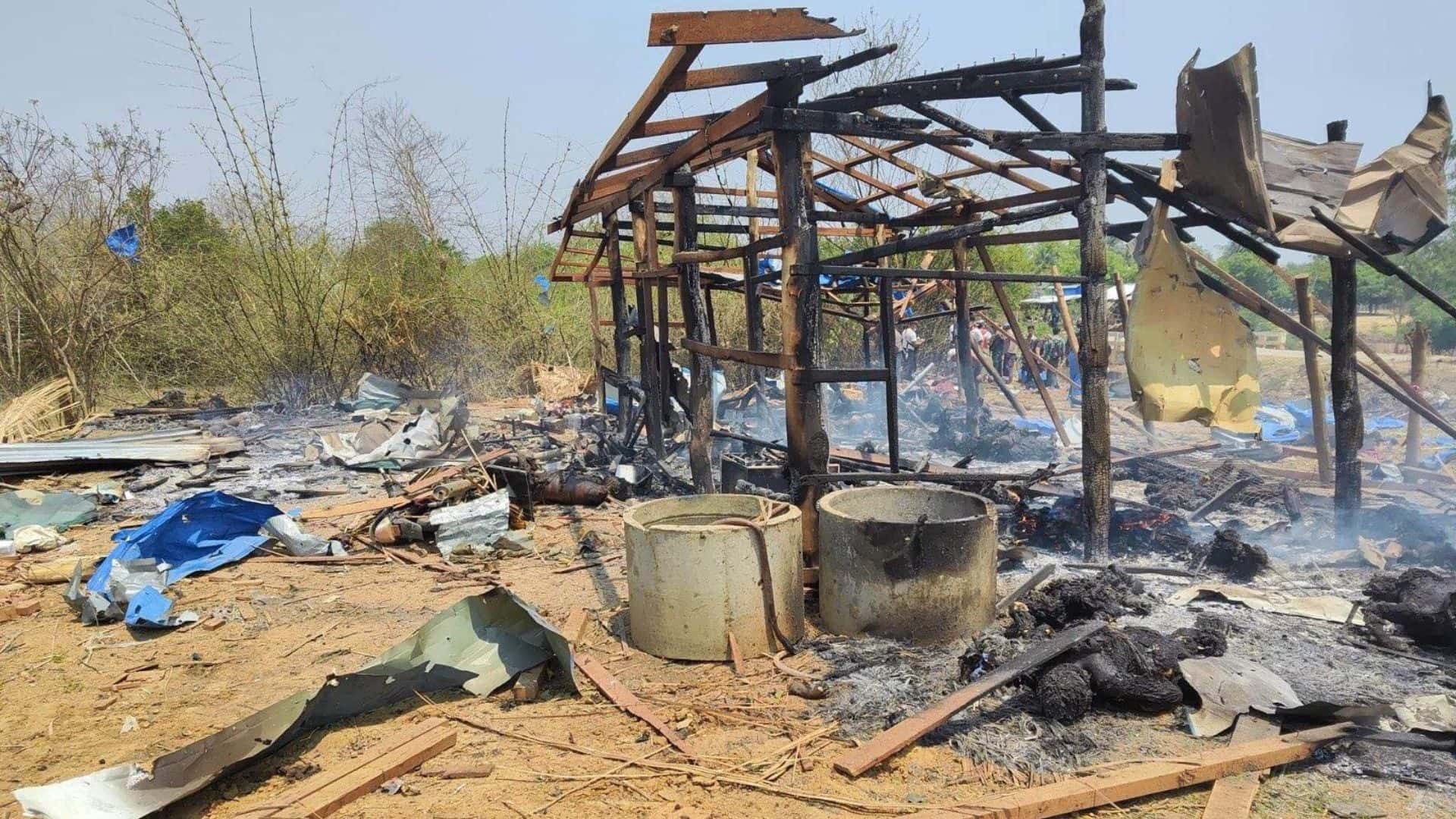 Myanmar junta airstrike targeted at 'terrorists' killed at least 25 children, including infants Myanmar junta airstrike targeted at 'terrorists' killed at least 25 children, including infants