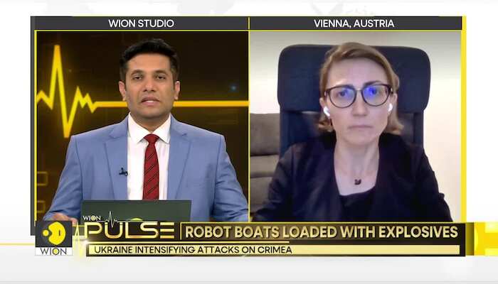 Kyiv: Sea drones hit a major Russian port