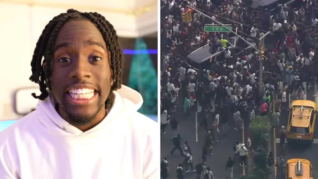 Popular Twitch streamer Kai Cenat’s free PS5 giveaway event sparks chaos in New York City
