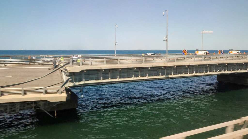 Explosions in Crimea, Russian tanker hit in Ukrainian drone attack, claim officials
