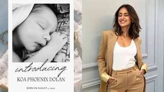 Indian actress Ileana D'Cruz shares first photo of her baby boy: 'Introducing Koa Phoenix Dolan'