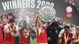 Arsenal beat Manchester City 4-1 on penalties to lift Community Shield