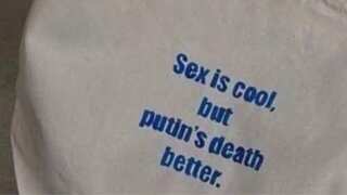 Russian woman faces fine for carrying tote which says, ‘Sex is cool, but Putin’s death better’