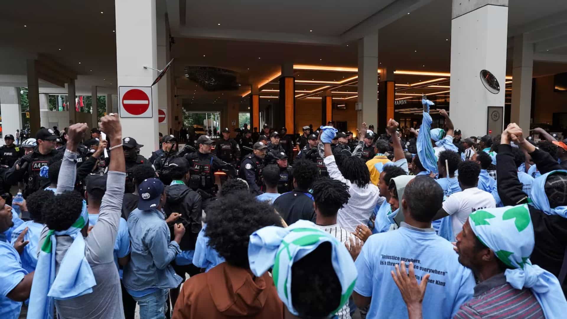 Toronto cancels Eritrean festival amid violence breaks out between diaspora groups Toronto cancels Eritrean festival amid violence breaks out between diaspora groups