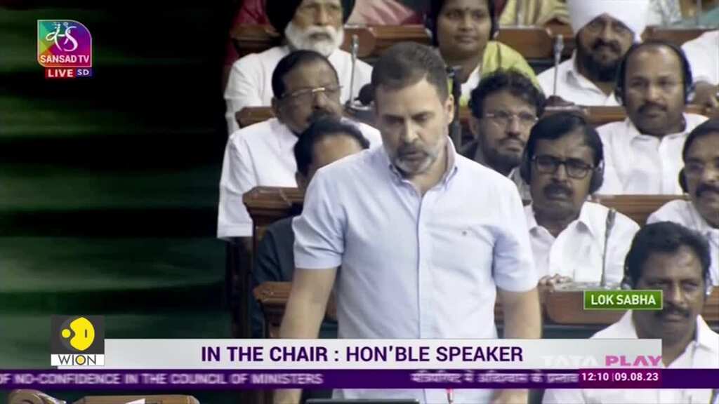 No-confidence motion: You want to burn whole India, says Rahul Gandhi in Lok Sabha