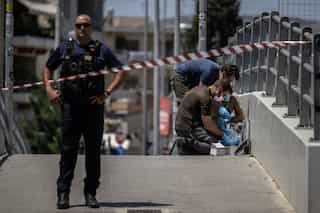 Fan stabbed to death after clashes at Greece, Croatia Champions League game in Athens