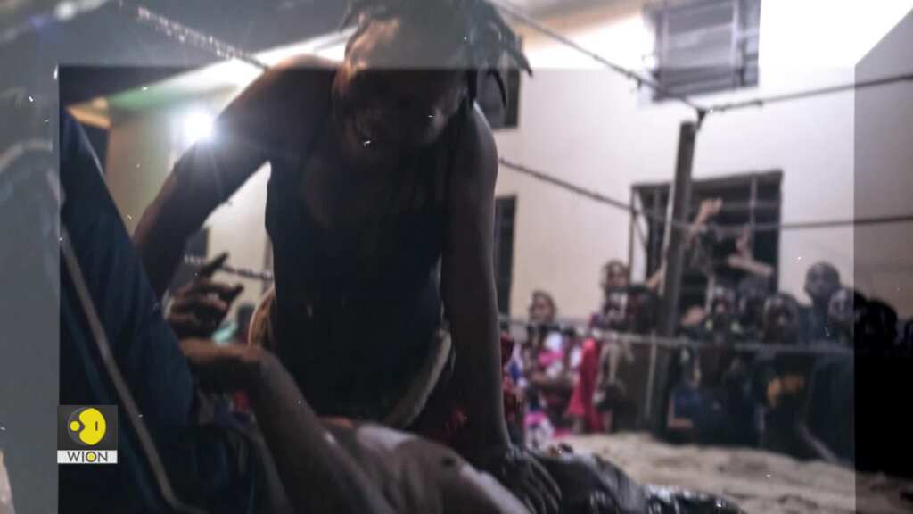 Vodoo wrestling in democratic Republic of Congo
