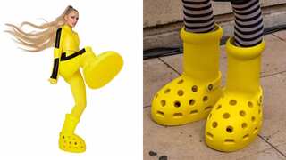 High fashion or wacky? These $450 Big Yellow Boots are breaking the internet, but would you buy them?