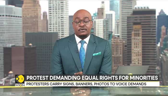 Pakistan: Protest demanding equal rights for minorities