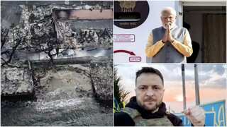 Morning news brief: Hawaii fire death toll rises, Ukraine fires officials, more news 