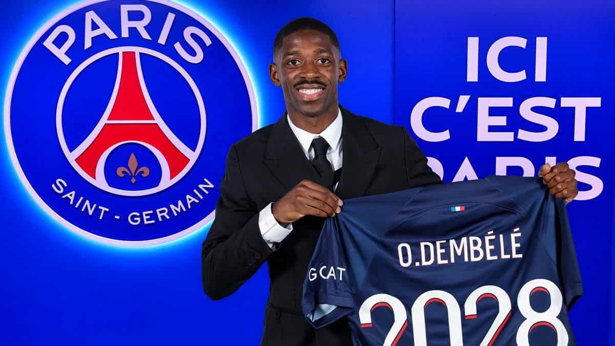 Football Transfers: PSG officially sign Ousmane Dembele from Barcelona for $54 million Football Transfers: PSG officially sign Ousmane Dembele from Barcelona for $54 million