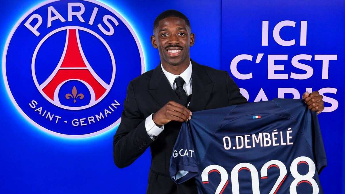 Football Transfers PSG Officially Sign Ousmane Dembele From Barcelona 