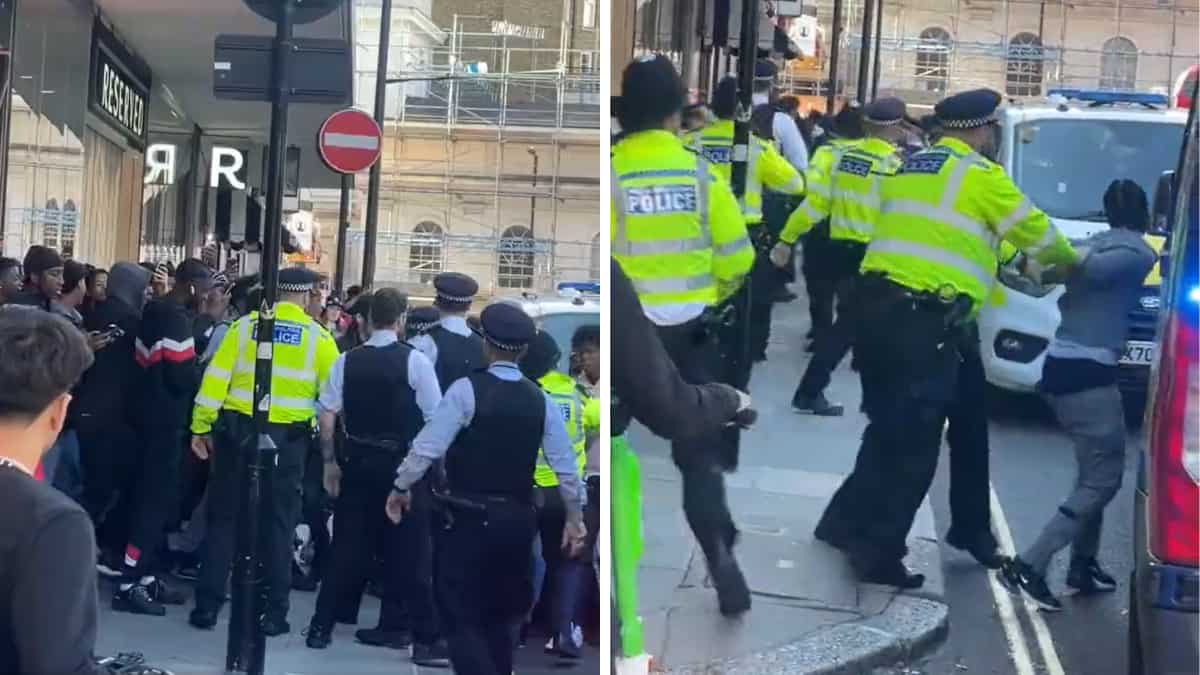 London’s High Street ‘on lockdown’ to stop possible social media-fuelled 'mass looting' London’s High Street ‘on lockdown’ to stop possible social media-fuelled 'mass looting'