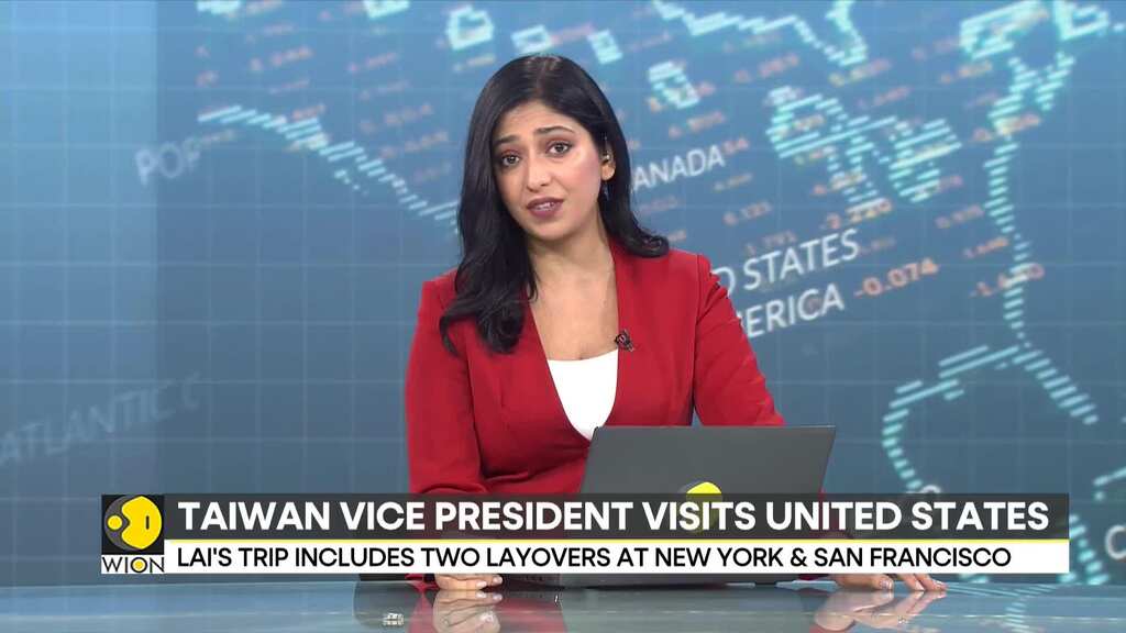 Taiwan Vice President in US: Lai's trip includes two layovers at New York and San Francisco