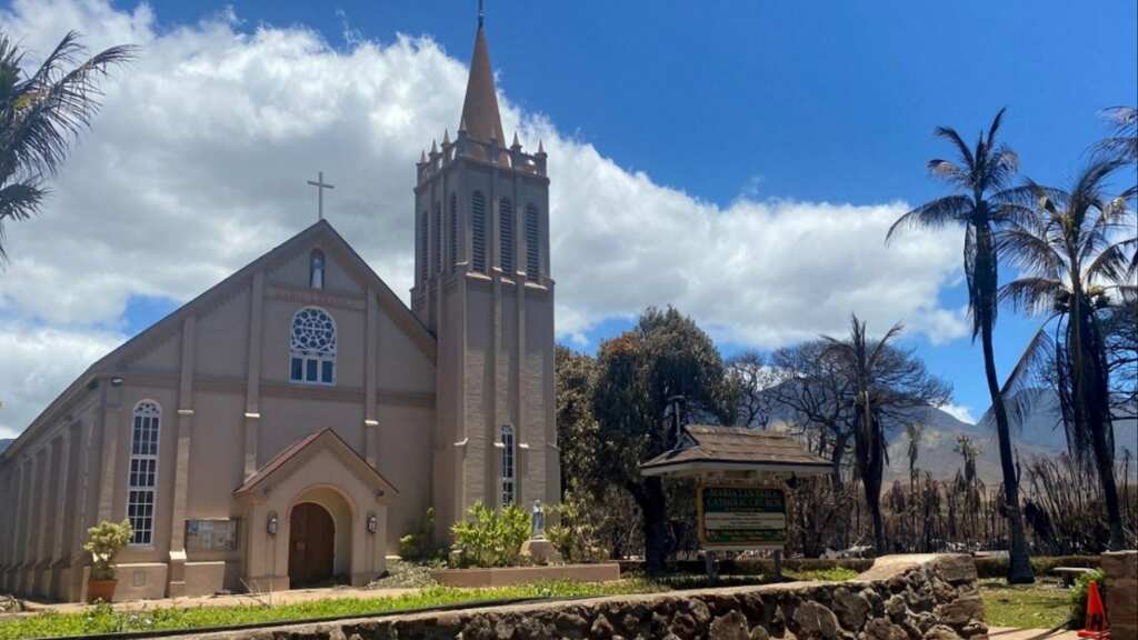 Hawaii: Historic church unscathed even as wildfires level Maui