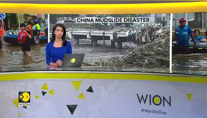 China: Flash floods cause severe infrastructural damage in Shaanxi | WION Climate Tracker