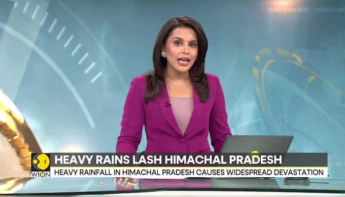 India: Heavy rains lash Himachal Pradesh, trigger landslides, floods; orange alert issued